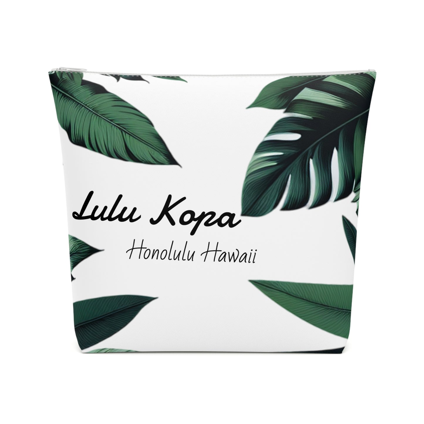 Tropical Design Cotton Cosmetic Bag