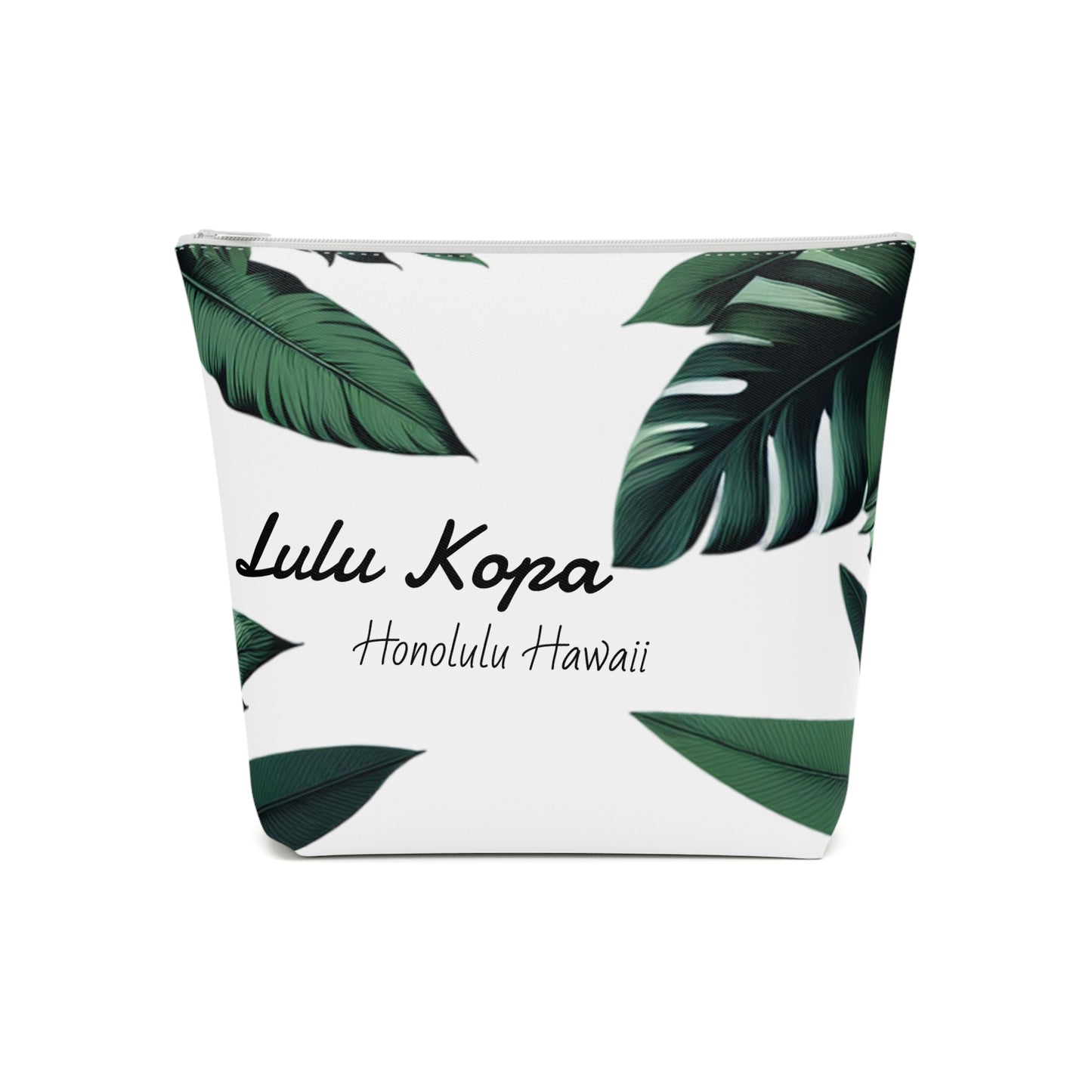 Tropical Design Cotton Cosmetic Bag