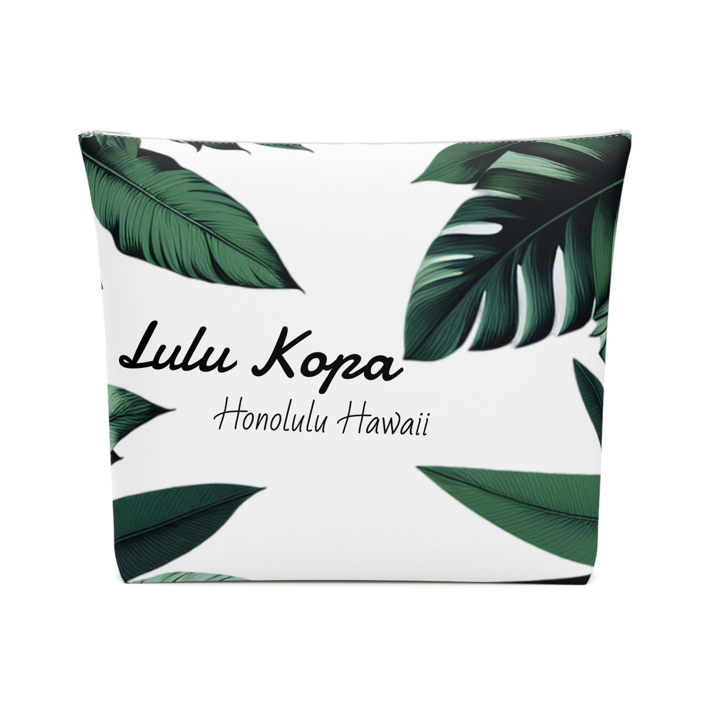 Tropical Design Cotton Cosmetic Bag