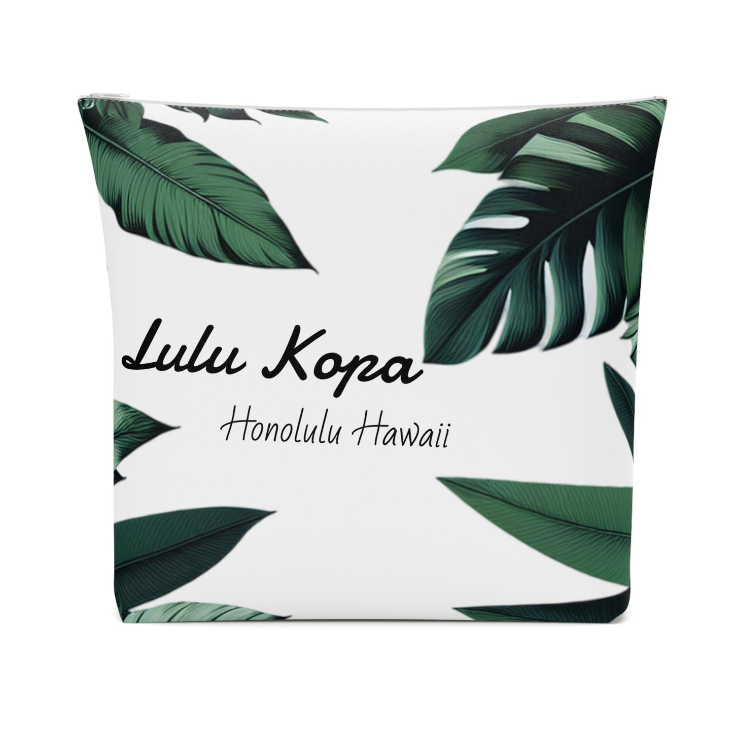 Tropical Design Cotton Cosmetic Bag